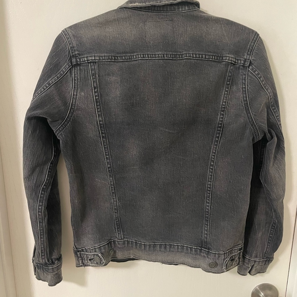 Lucky Brand Charcoal Denim Jacket - Picture 4 of 4